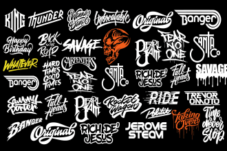 create a stunning dj or music producer logo designs