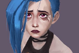 create custom character illustrations for you