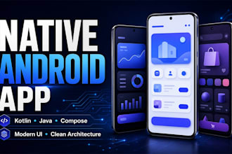 develop a native android app with kotlin and jetpack compose