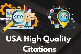 do 300 USA local citations USA citations and directory submission