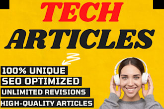 write tech articles and reviews with SEO practice