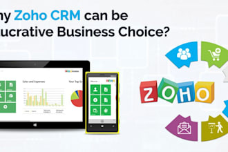 set up zoho CRM, analytics, creator, books and zoho sites