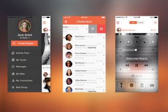 design UI UX  for iphone and android