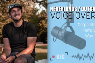 record your dutch voice over in high quality