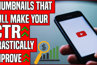 design viral and catchy youtube thumbnails