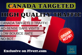 bring keyword target canada website traffic for 30 days