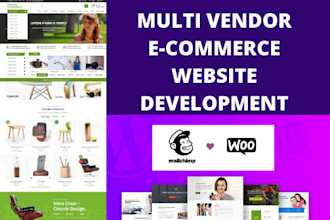 develop a multi vendor ecommerce website within 3 days