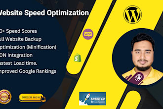 increase wordpress website speed optimization, page speed