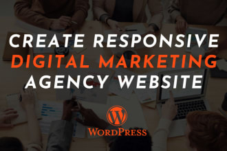 create awesome digital marketing agency website