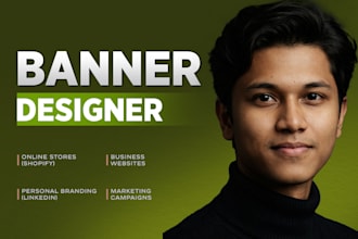 design website banners and headers and social media banners