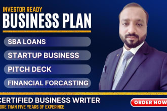 create an investor ready business plan for startups and sba loans