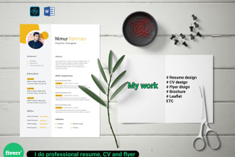 do professional resume design and CV design
