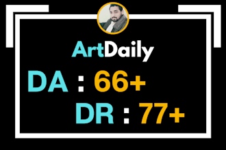 guest post on artdaily do follow