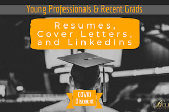 create resumes and cover letters for entry level jobs and internships