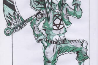 make anime or marvel or my own style of the character u want