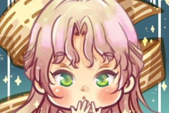 draw your icon in chibi style