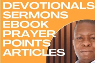 write your sermon notes and devotional