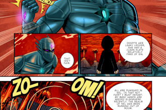 color your comic, drawing and webtoon