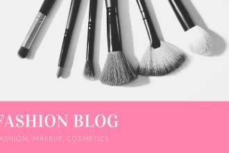 write a fashion blog posts for your website