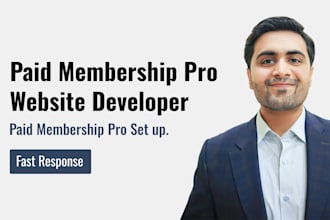 setup paid membership pro and create a membership website