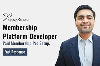 setup paid membership pro and create a membership website