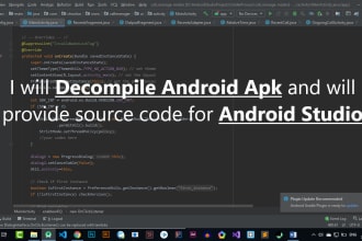 decompile android apk and will provide source code for android studio