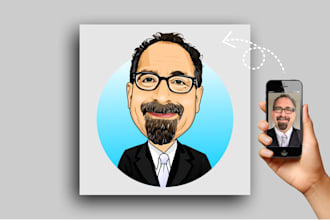draw amazing bighead cartoon avatar from your photo