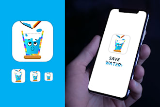 Top 5!  design a best app and game icon for ios, and android