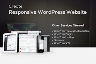 design a responsive wordpress website