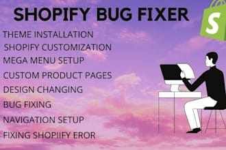 fix bugs and theme installation on your shopify store