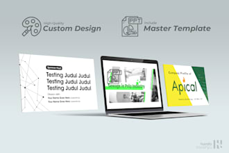 design powerpoint presentation and pitch deck