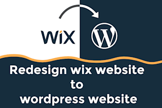convert wix to wordpress responsive website