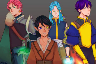 draw your dnd characters, fan art and more