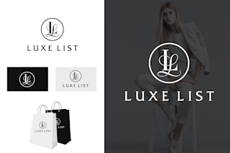 design luxury clothing, clothing brand and fashion logo
