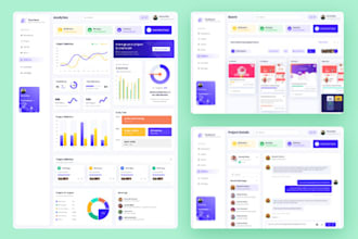 Best Deals!  design admin panel dashboard, web app application, saas ui ux in figma,xd mockup