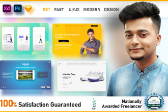 do UX UI design, wireframes or prototypes for website and apps