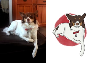 make an illustration of your pet
