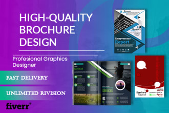 do professional, business, corporate brochure, bifold, trifold, flyer
