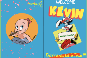 create a totally hand drawn greeting card or invitation