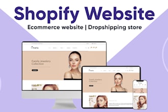 development complete shopify ecommerce website