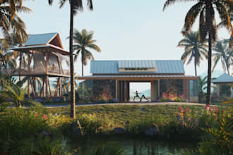 render a realistic visualization of your project