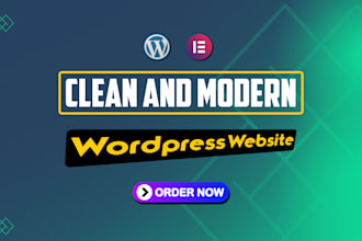 design, redesign or revamp any responsive wordpress website with elementor pro