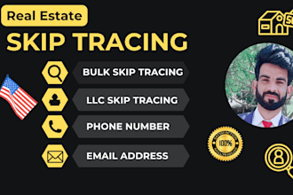 provide real estate skip tracing in bulk