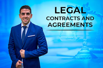 write your legal contract and agreement