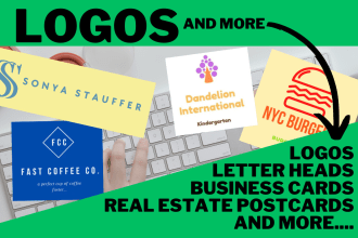 create a logo, letterhead, postcard or anything else