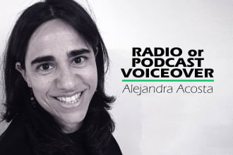 be a latam voiceover for your radio station or podcast