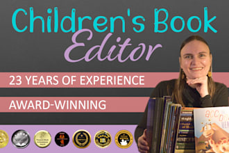 proofread and edit your book for children
