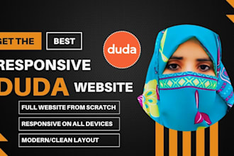 create you a mobile friendly website using duda builder