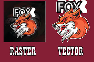 manually vectorize logo into high resolution ai eps svg within 24 hours