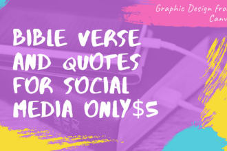create a most appealing typography bible verse design